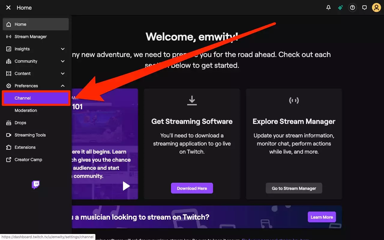How to Start your Twitch Channel