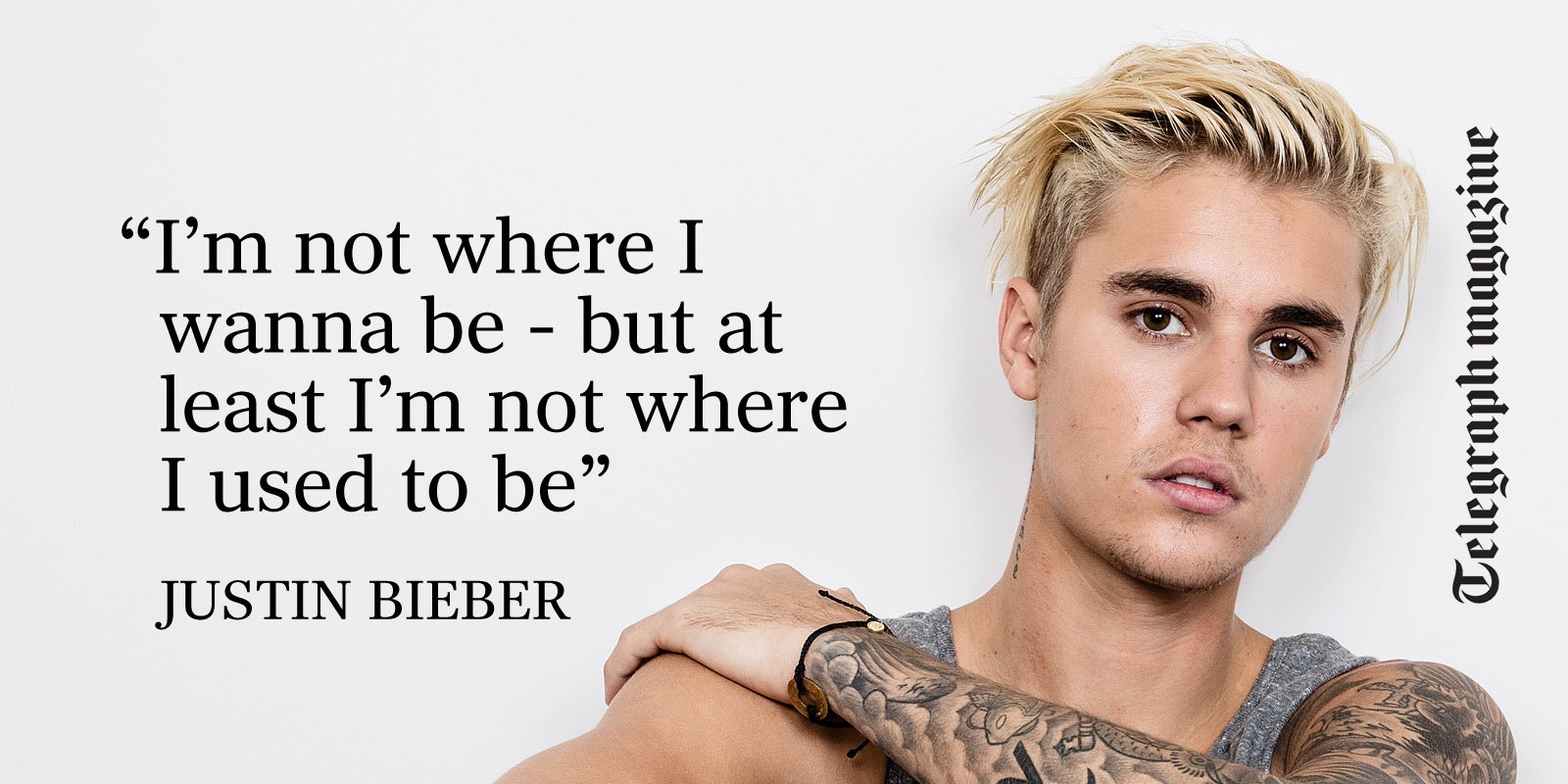 Justin Bieber is ready to start making new tracks